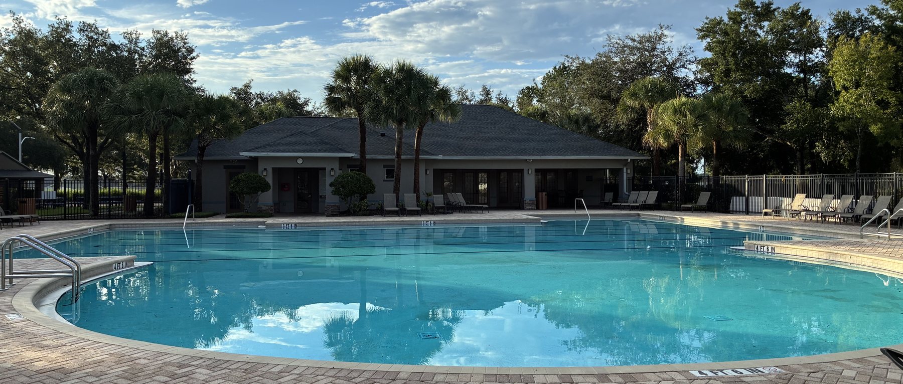 The main Avalon pool beside the clubhouse