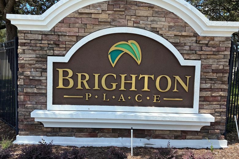 Brighton Place entrance sign